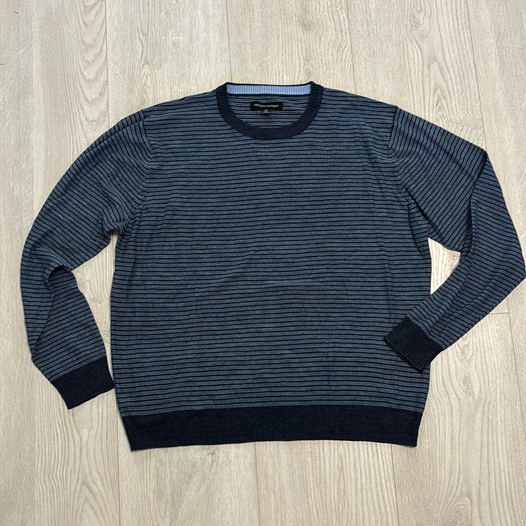 Bundlesale Mens Xl Tricots St Raphael Acrylic Crew Neck Sweater